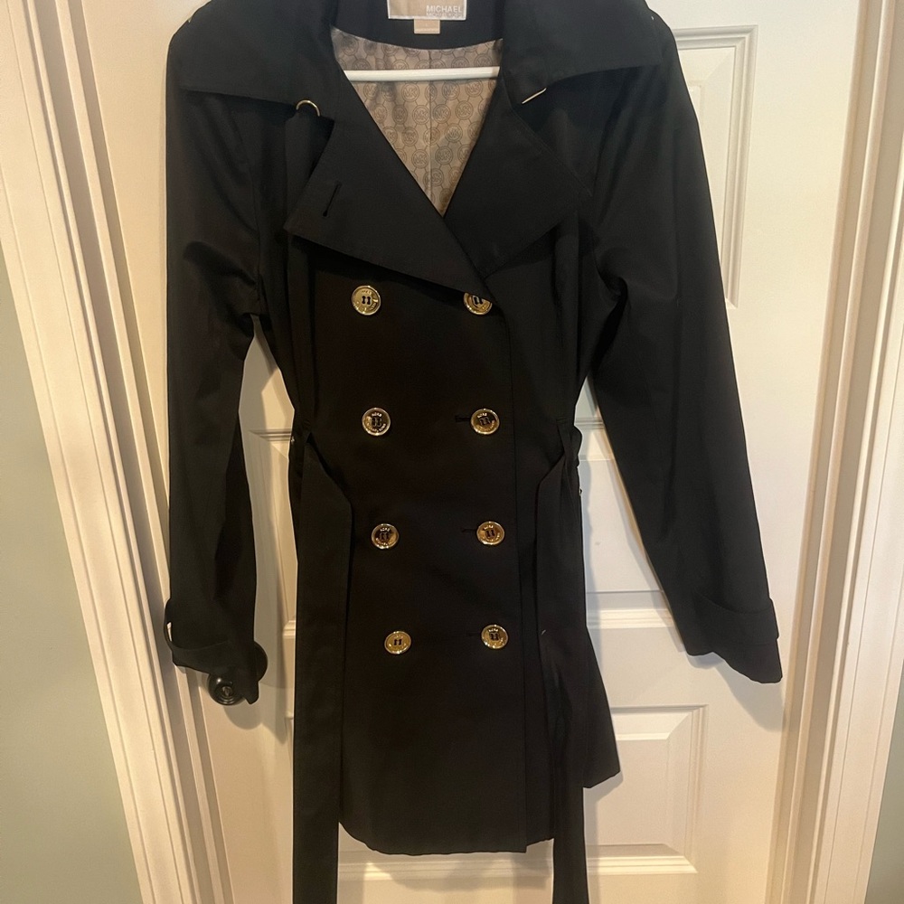 Michael Kors Black Trench Coat